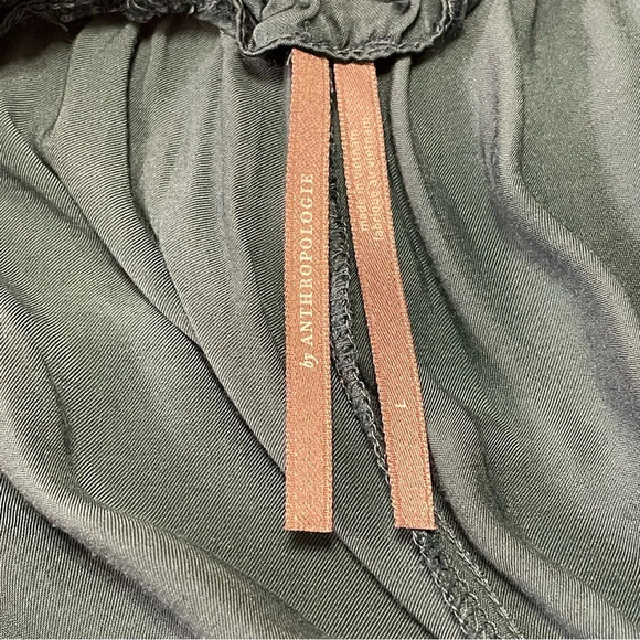 ANTHROPOLOGIE Juniper Wide Leg Jumpsuit in Dark Turquoise - Picture 6 of 10